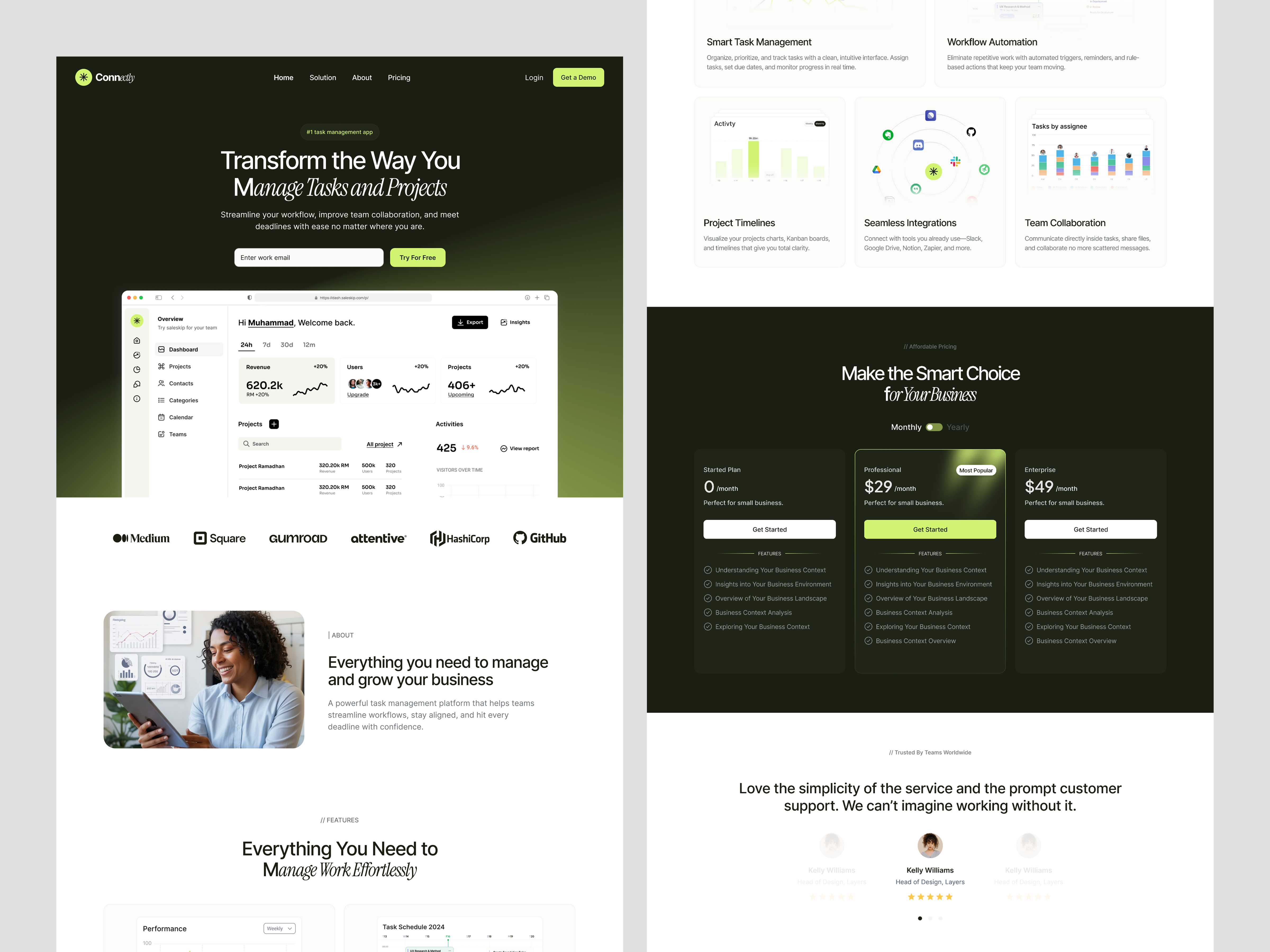 Example of Landing Page Design