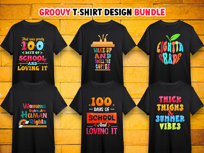Groovy T-shirt Design Bundle amazon tshirt etsy groovy groovy groovy attire groovy tshirt retro groovy retro groovy tshirt retro wavy retro wavy tshirt svg svg tshirt tshirt tshirt bundle tshirt design tshirt groovy typography design typography tshirt