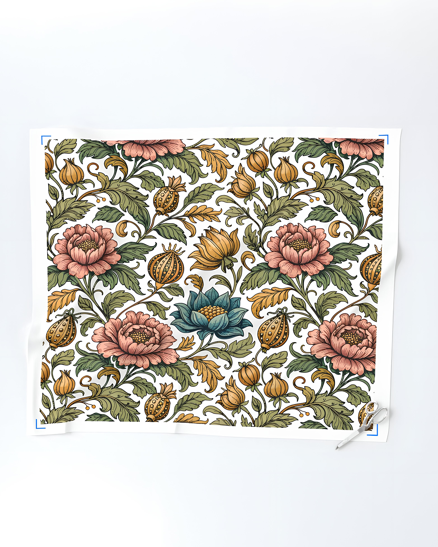 Garden of Gentle Hours botanical fabric floral garden hackney illustration textile