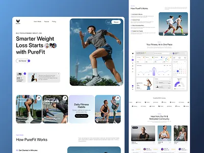 Smarter Weight Loss Website UI/UX Design figmawebsite fitnesslandingpage fitnesswebsite landingpagedesign saaswebsite uxdesign websitedesigner websitemockup websitetemplate weight loss weightlossbranding weightlosslandingpage weightlossproducts weightlosswebsite workoutwebsite