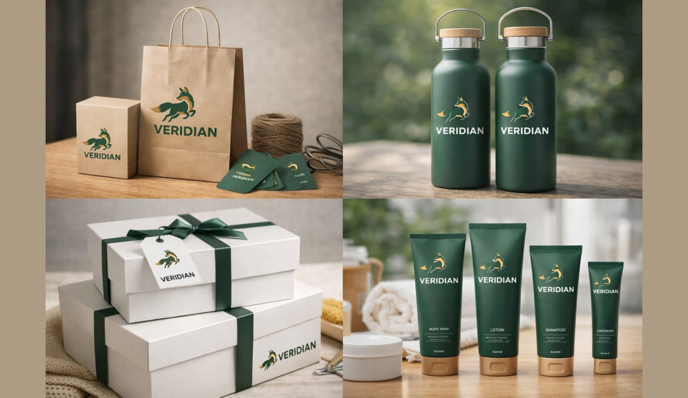 VERIDIAN | Modern Logo Design & Complete Brand Identity brand design brand identity design business branding creative logo design fox logo design graphic design logo branding logo design luxury branding mascot logo minimalist logo modern logo design professional logo real client work realistic logo mockup signage mockup typography logo visual identity