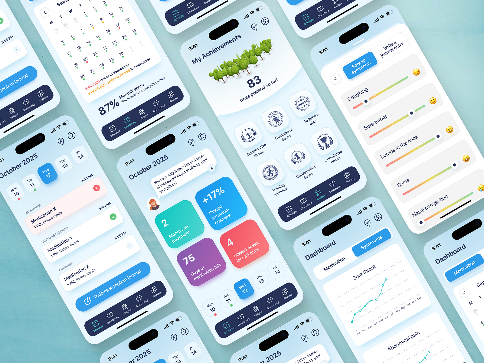 My Immunology — Mobile App by Leshchenko Dmytro on Dribbble