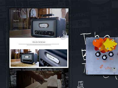 Audio Kitchen brand exploration design web design website