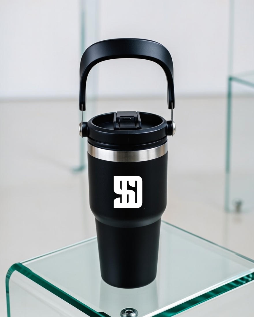 Divine Cup ❤️💎💦 branding cu design flask graphic design illustration logo typography vector