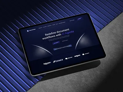 AI Agents Landing Page ai agent ai agent landing page ai startup ai web3 ai website design blockchain clean design creative design crypto ui design finance homepage landing page landing page design saas ui ui ux uiux design web3 website design