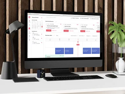 Seasonal Planner and AI-Powered Planning Assistant ai calender chat planner quarter ui ux