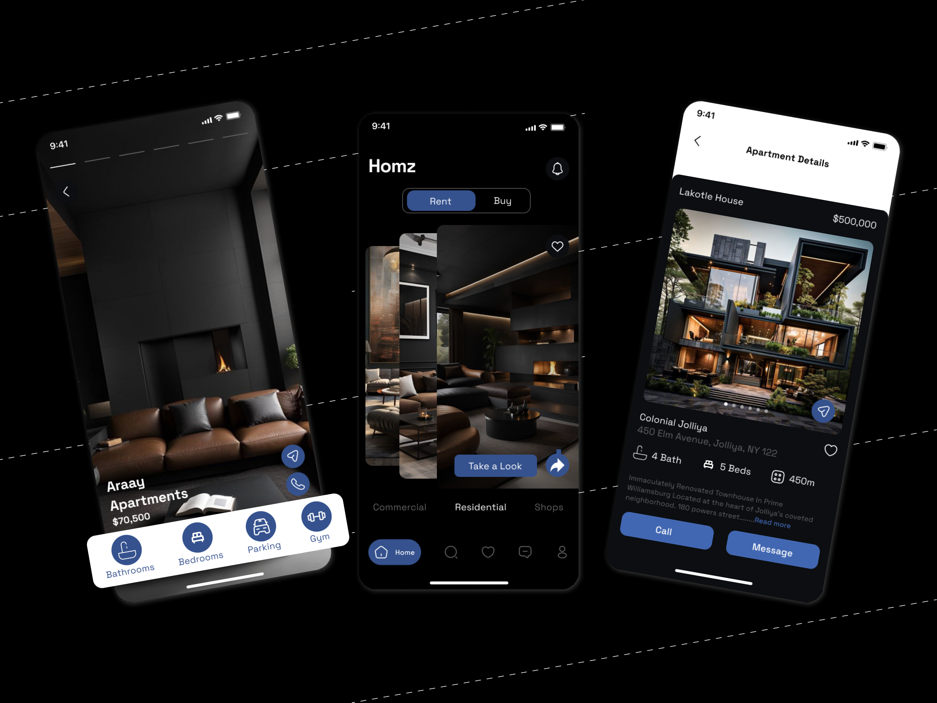 Example of UI/UX Design Mobile App (30 Screens)