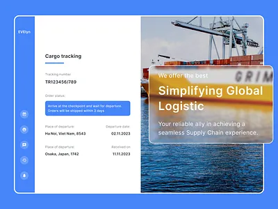 Smart Logistics Dashboard UI — Global Cargo Tracking Experience b2bdesign cargotracking dashboarddesign datavisualization enterpriseui figmadesign freight logisticsplatform logisticsui modernui productdesign saasdashboard shipmenttracking shippingdashboard supplychain transportation uidesign uxdesign webappdesign webdesign