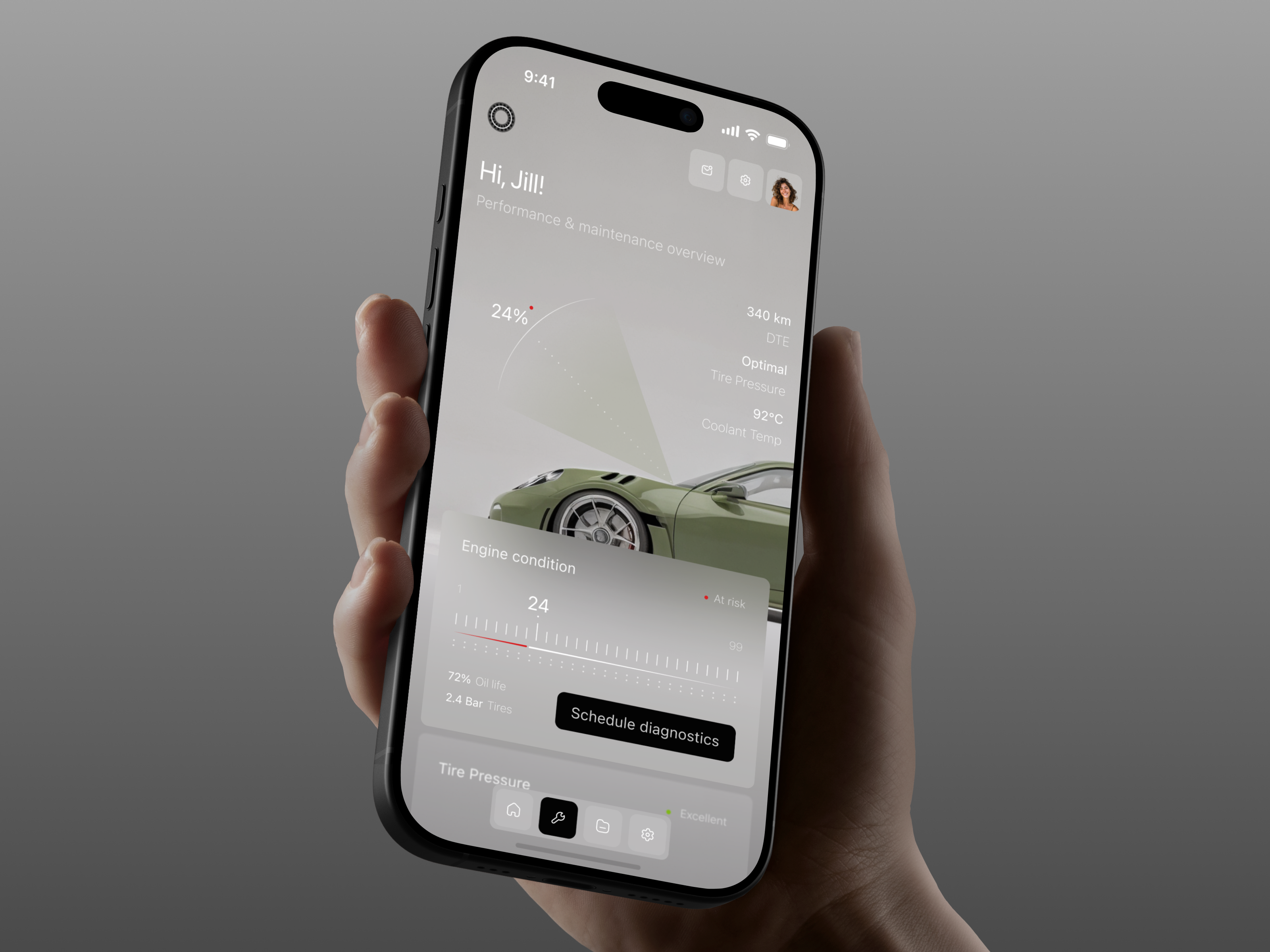 Smart car service App 3d animation app booking form branding calendar car app design typography ui ux