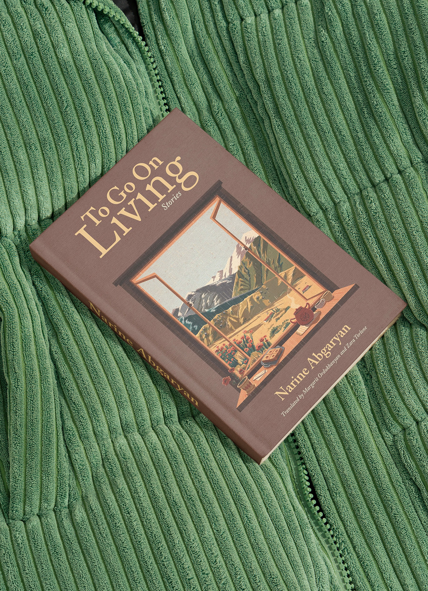 Book Cover for Narine Abgaryan's "To Go On Living" armenia book cover book cover design cover design design graphic design illustration narine abgaryan to go on living