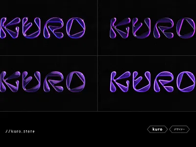 Purple Chrome Effect Bundle 3d branding chrome design gradient gradients graphic design illustration logo photoshop ui vector