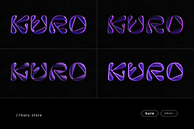 Purple Chrome Effect Bundle 3d branding chrome design gradient gradients graphic design illustration logo photoshop ui vector