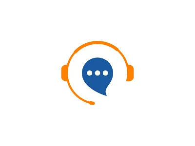 Listen Talk Logo brand branding bubble chat company design graphic design headphone illustration information listen logo media talk vector