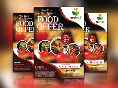 Modern Food Offer Flyer Design brandingdesign creativedesign designinspiration dribbbledesign flyerdesign foodadvertising foodbranding foodbusiness foodflyer foodpromotion graphicdesign marketingdesign moderndesign posterdesign printdesign promodesign restaurantdesign restaurantmarketing socialmediadesign visualdesign
