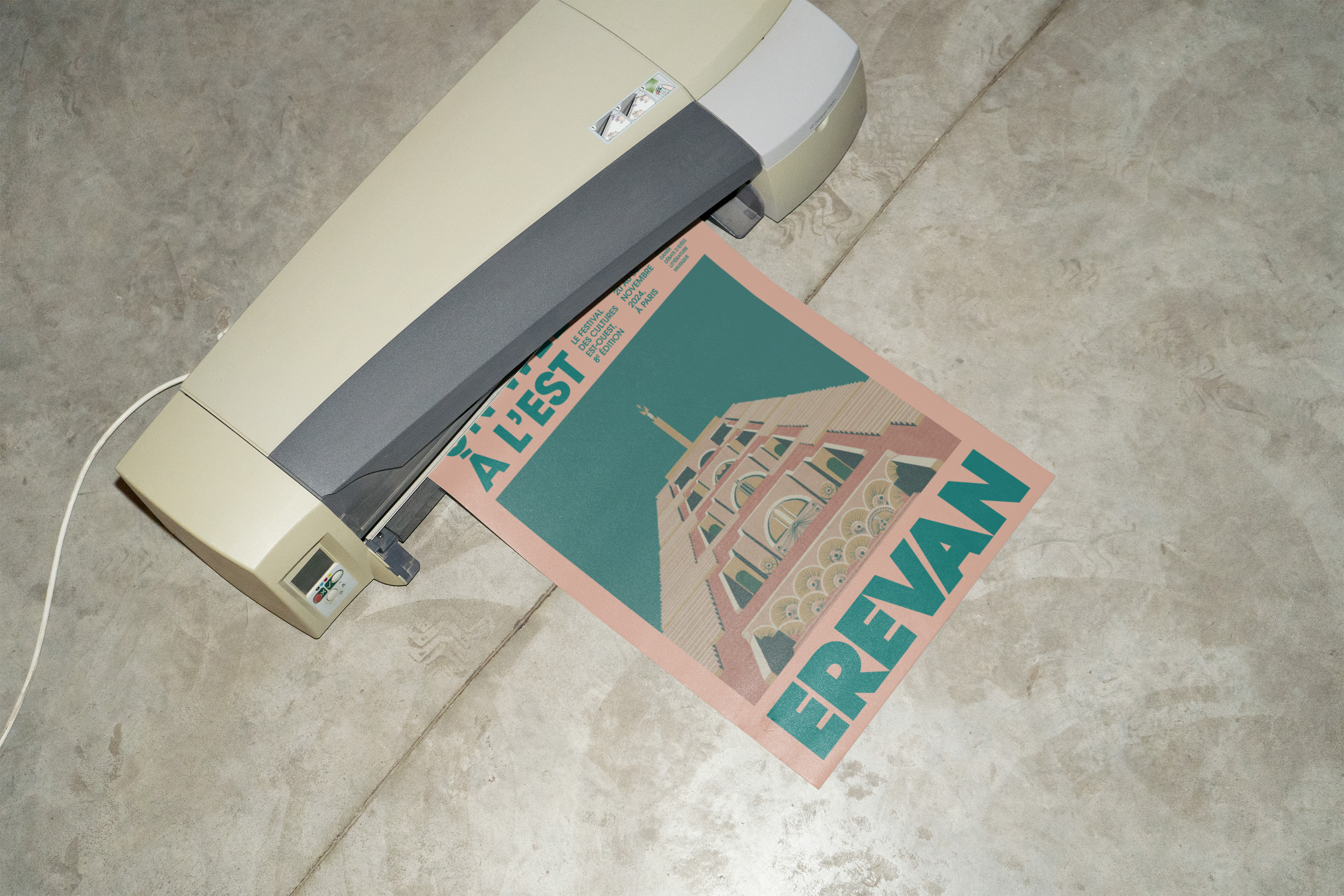 Example of Illustrated Vintage Poster Design