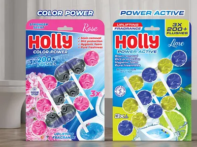 Holly Blister Toilet Block blister can label doypack label luxury packaging packaging paneer pouch design pharmaceutical labels spray bottle packaging stand up pouch toilet block toilet cleaner