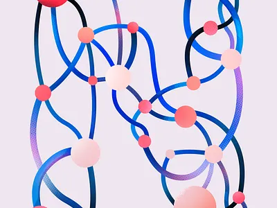 N — Network Typeface Study / Day 14 Everyday_01582 3d artwork design graphic design illustration