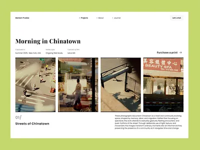 Photography Portfolio Concept aesthetic concept layout portfolio design ui uiux ux uxui web web design website website design