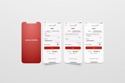 Day 001 — Sign up page | 100 days UI challenge airline app animation app asiana airlines challenge daily design design challenge login mobileapp page product design redesign signup ui ux