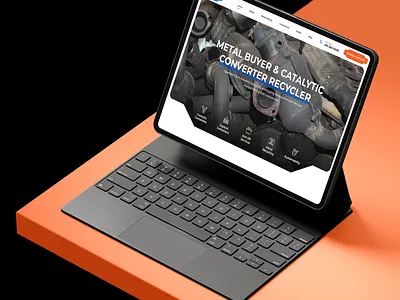 MCNICHOLAS - Scrap Metal Website branding business carbon steel clean company design graphic design illustration iron landing page logo machinery mechanical metal minimal modern scrap sell uiux webflow