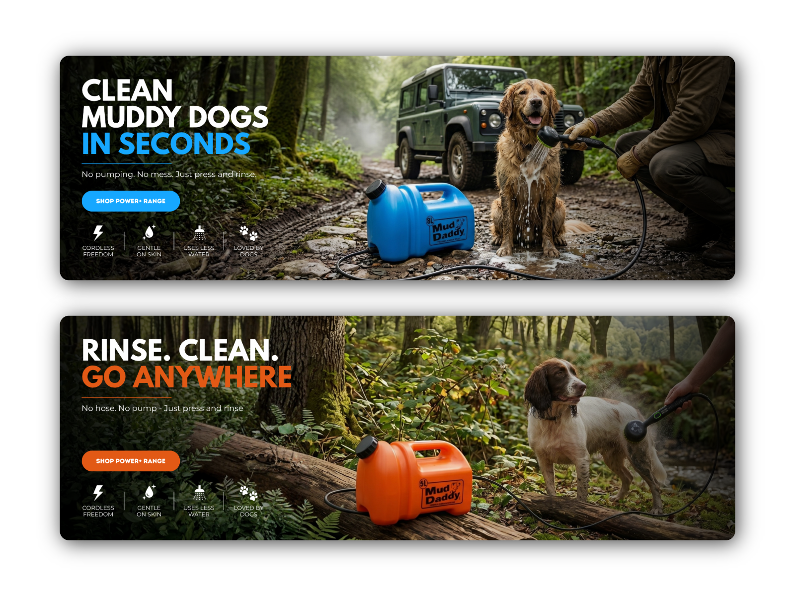WEBSITE BANNERS branding design graphic design illustration layout logo minimal typography vector website