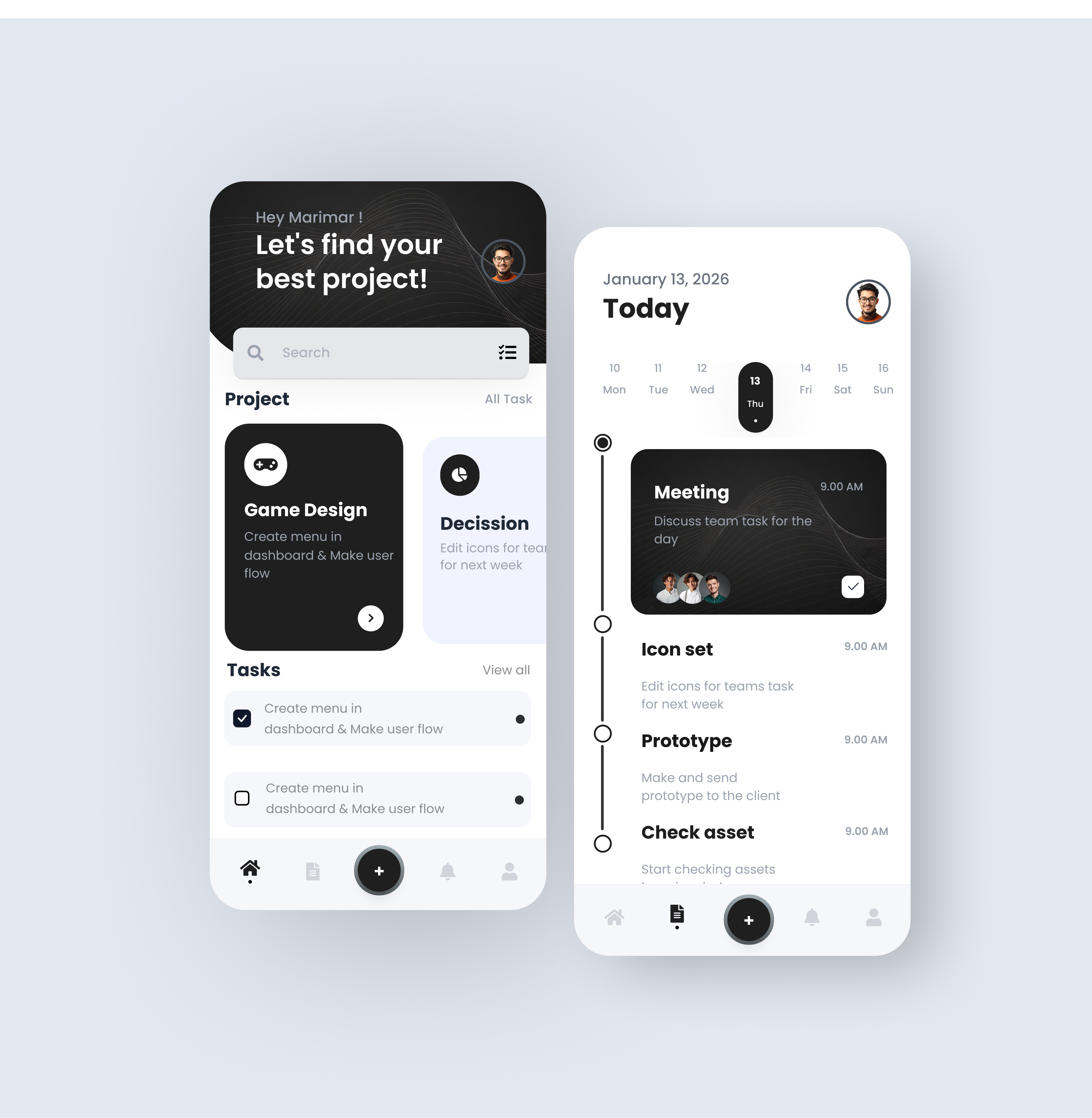 Example of Modern,Mobile UI/UX Design,App Design 
