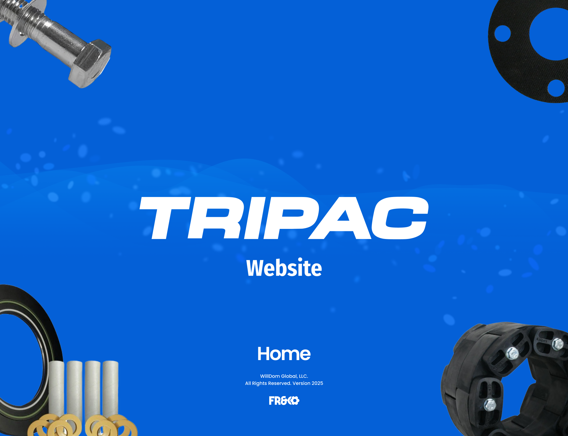 Website Home - Tripac figma prototype tripac water web web design website