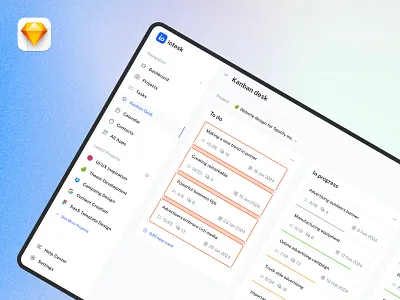 Use Sketch Stacks with the IOTask UI kit crm app design crm ui kit dashboard ui kit design library kanban desk madewithsketch product design productivity app saas app sketch app sketch stack sketchresources sketchuikit ui design ui kit user interface design ux design