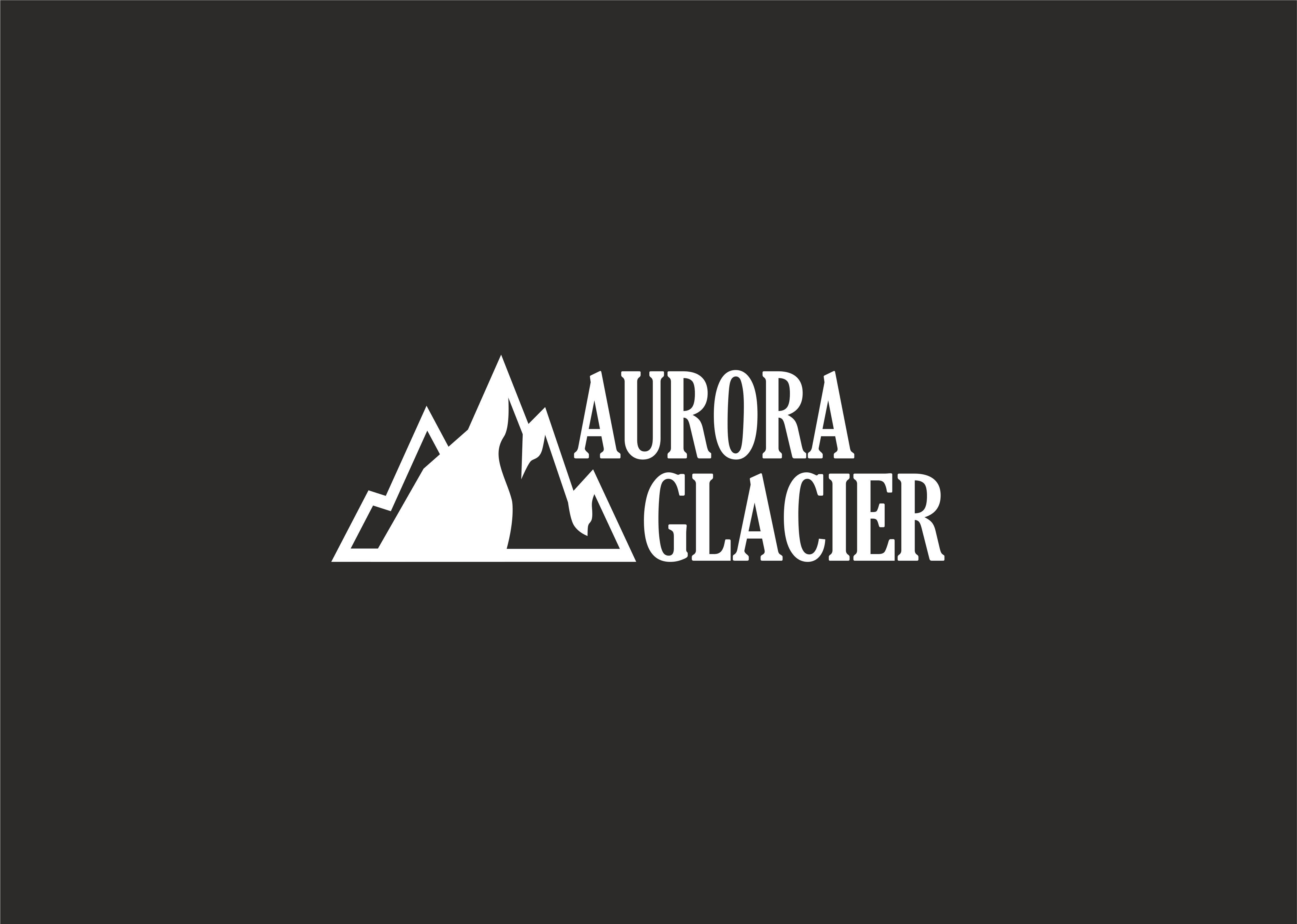 Example of Aurora Glacier Logotype