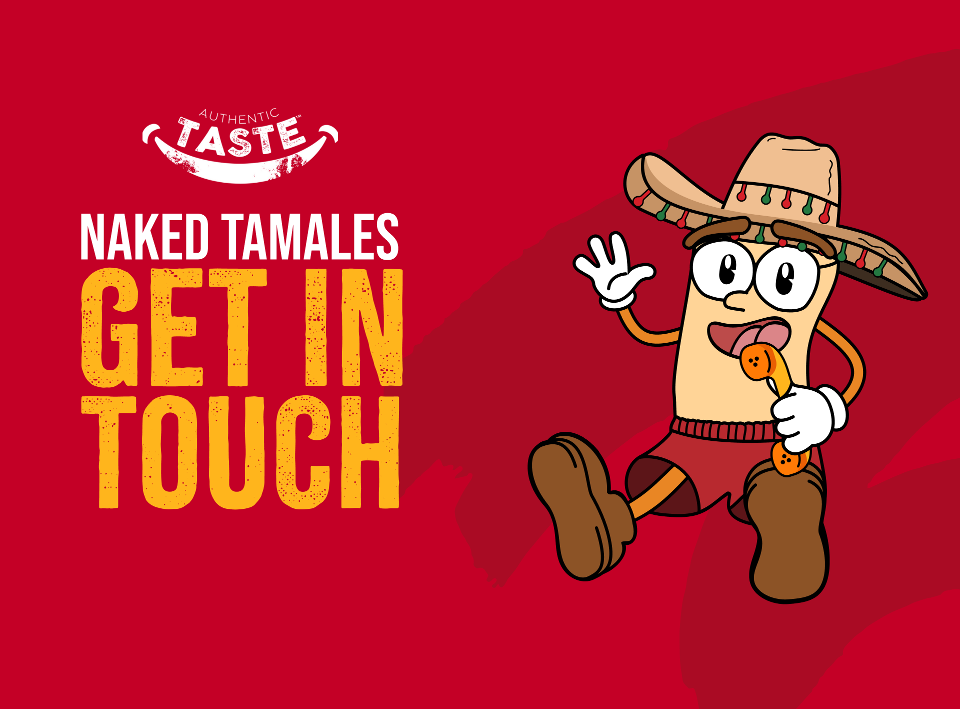 Website Contact Us - Naked Tamales authentic taste figma naked tamales prototype web web design website