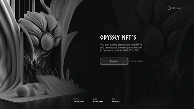 Odyssey Nft branding design graphic design illustration ui ux