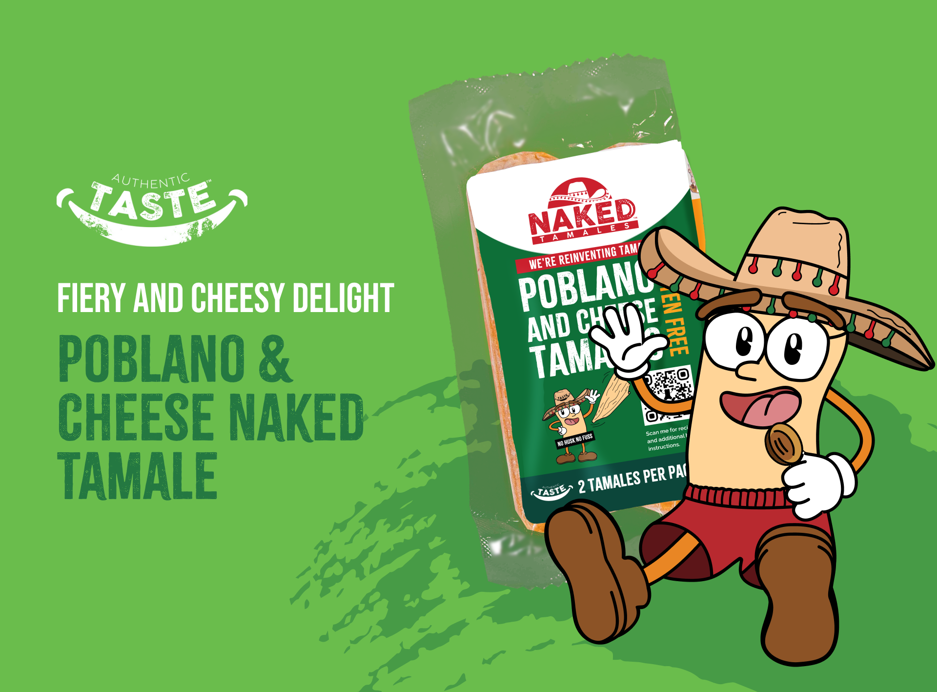 Website Poblano & Cheese - Naked Tamales authentic taste figma naked tamales prototype tamales web web design website