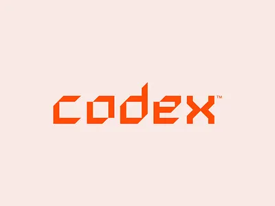 Codex - Logo Design (Unused & For Sale) ai branding code codex crypto cybersecurity geometric graphic design logo minimal modern monogram saas simple startup x