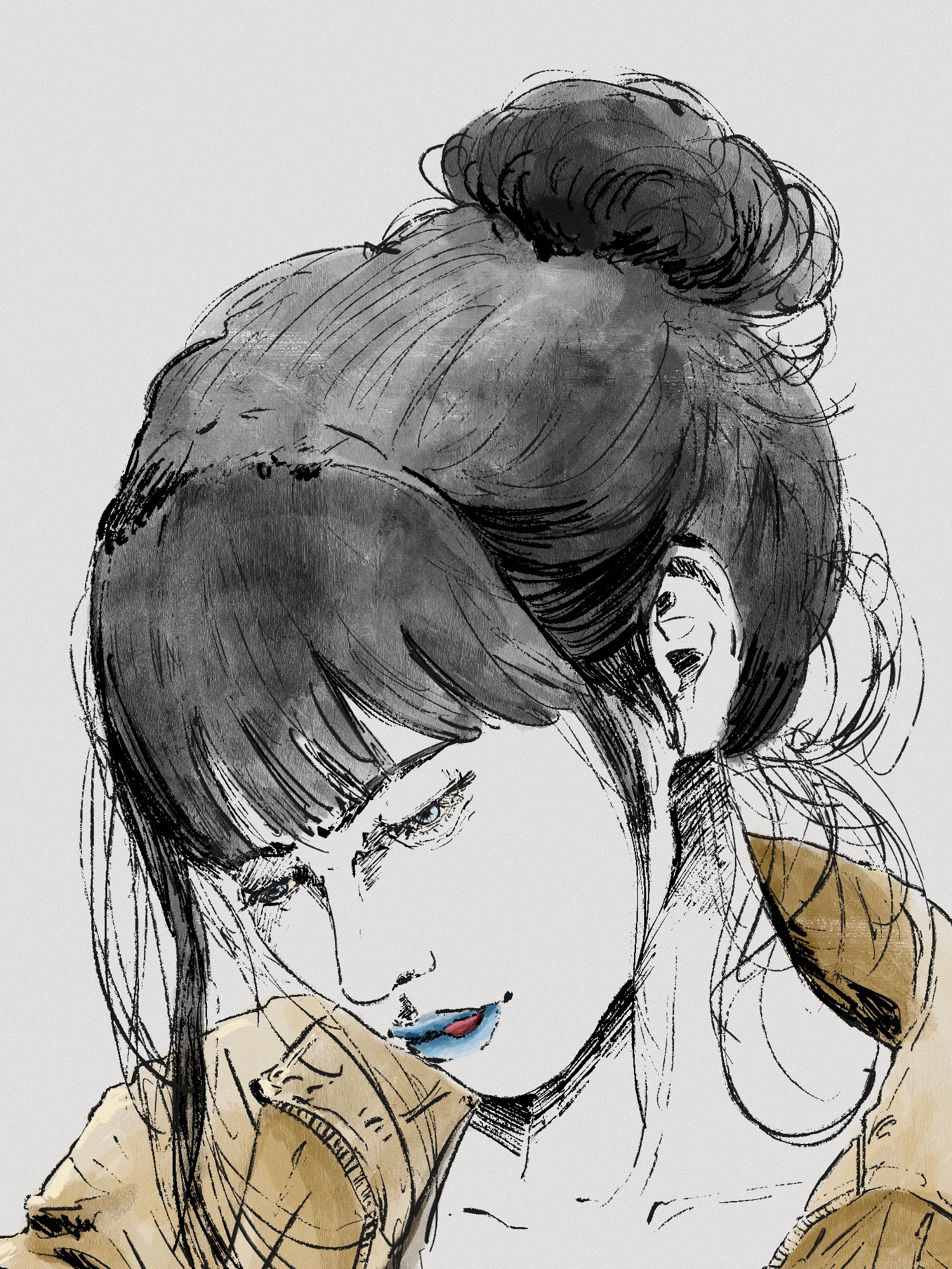 Rust characterdesign conceptart contemporaryart cyberpunk digitalart illustration procreate