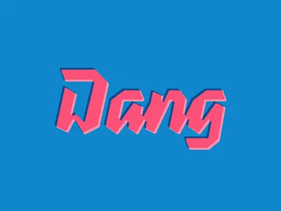 dang 002 handlettering handtype hashtaglettering lettering process vector vectormachine