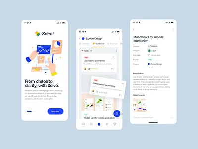 Task Management Mobile clean mobile board mobile design mobile ui task task app task management task mobile app ui ux
