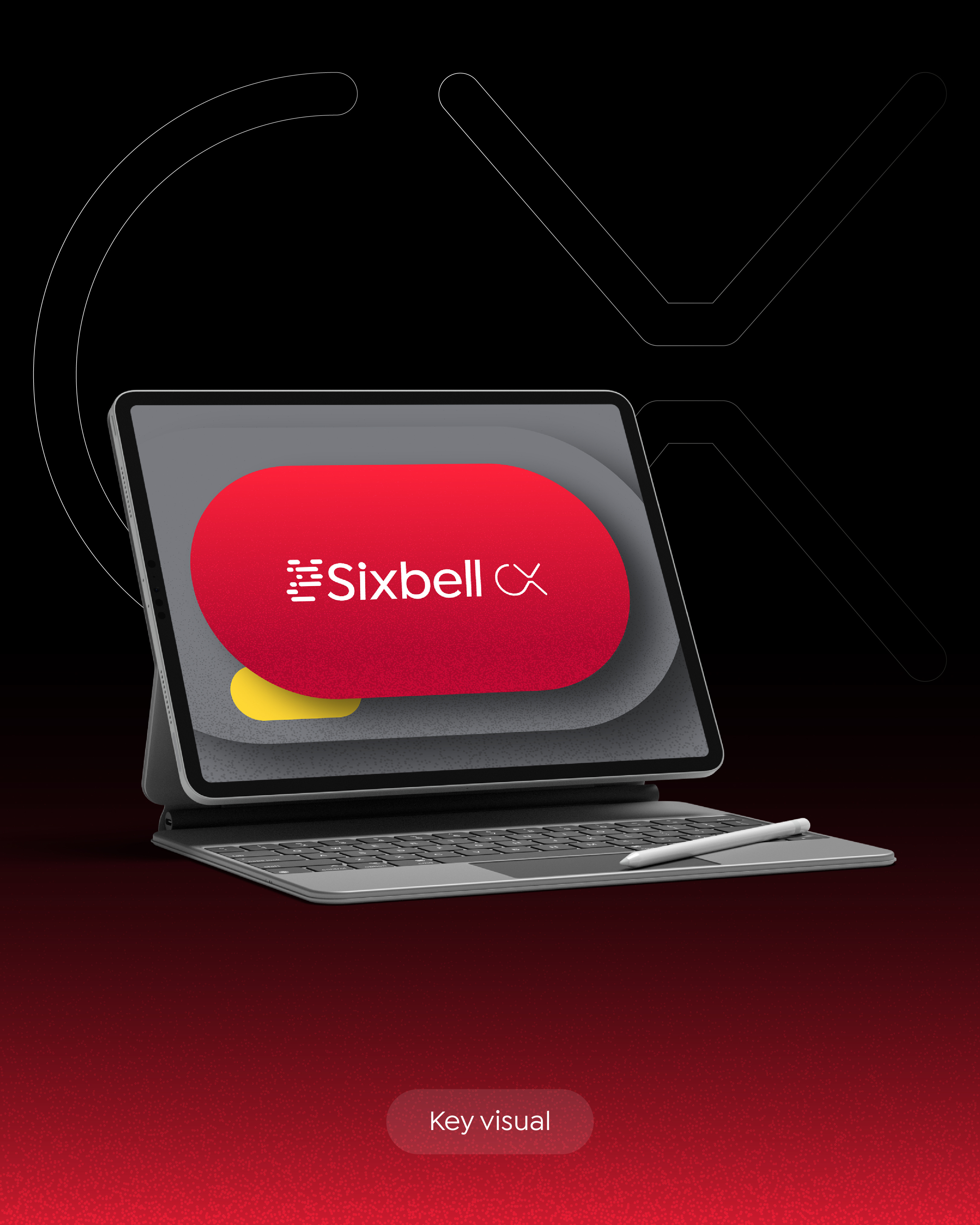 Key visual Sixbell CX 2025 branding graphic design logo ui