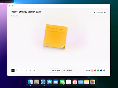 👋 Animated Brainstorming App Interface. app design motion design saas screen ui