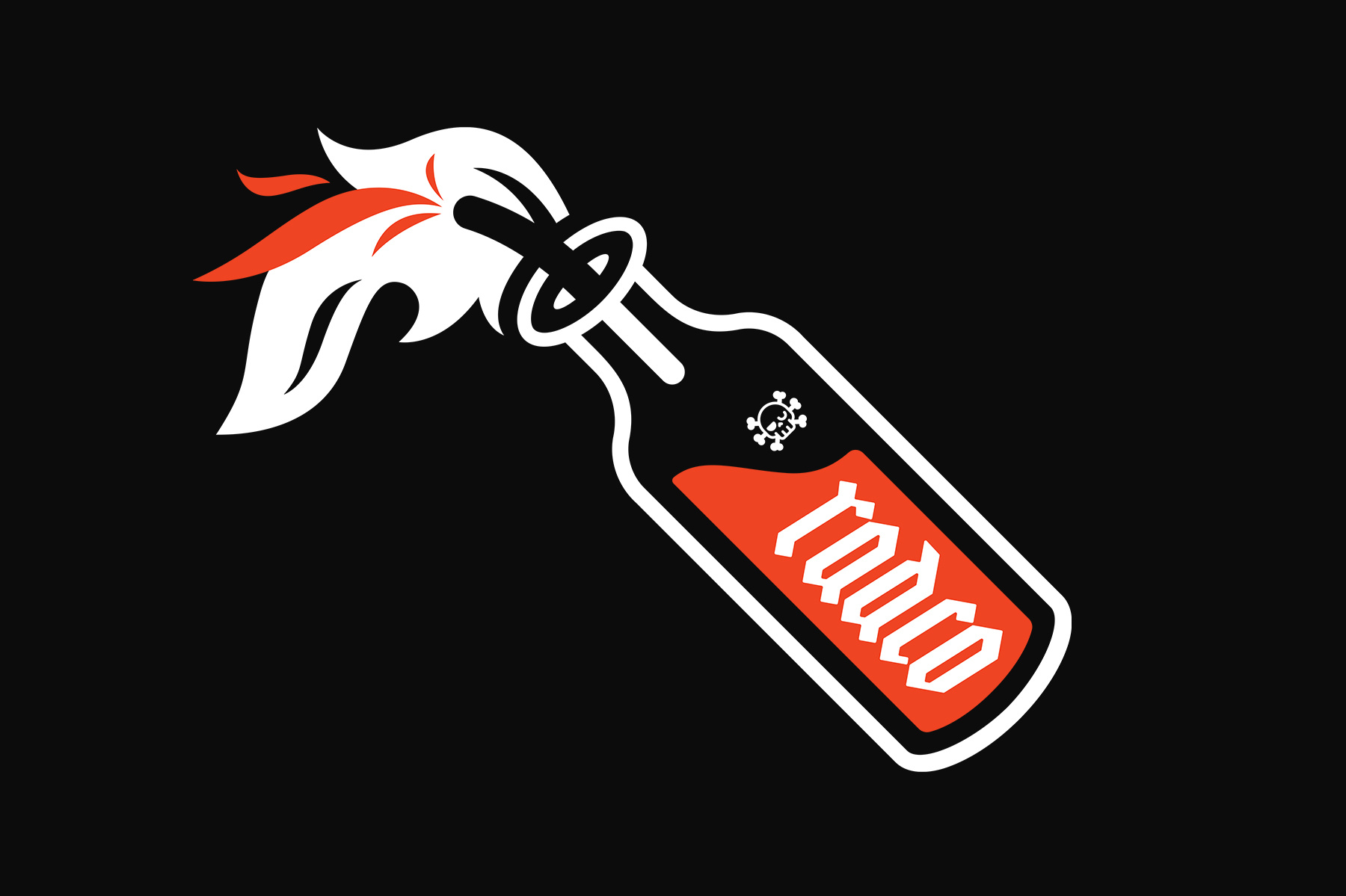 RADCO Molotov branding design fire graphic design illustration logo molotov vector