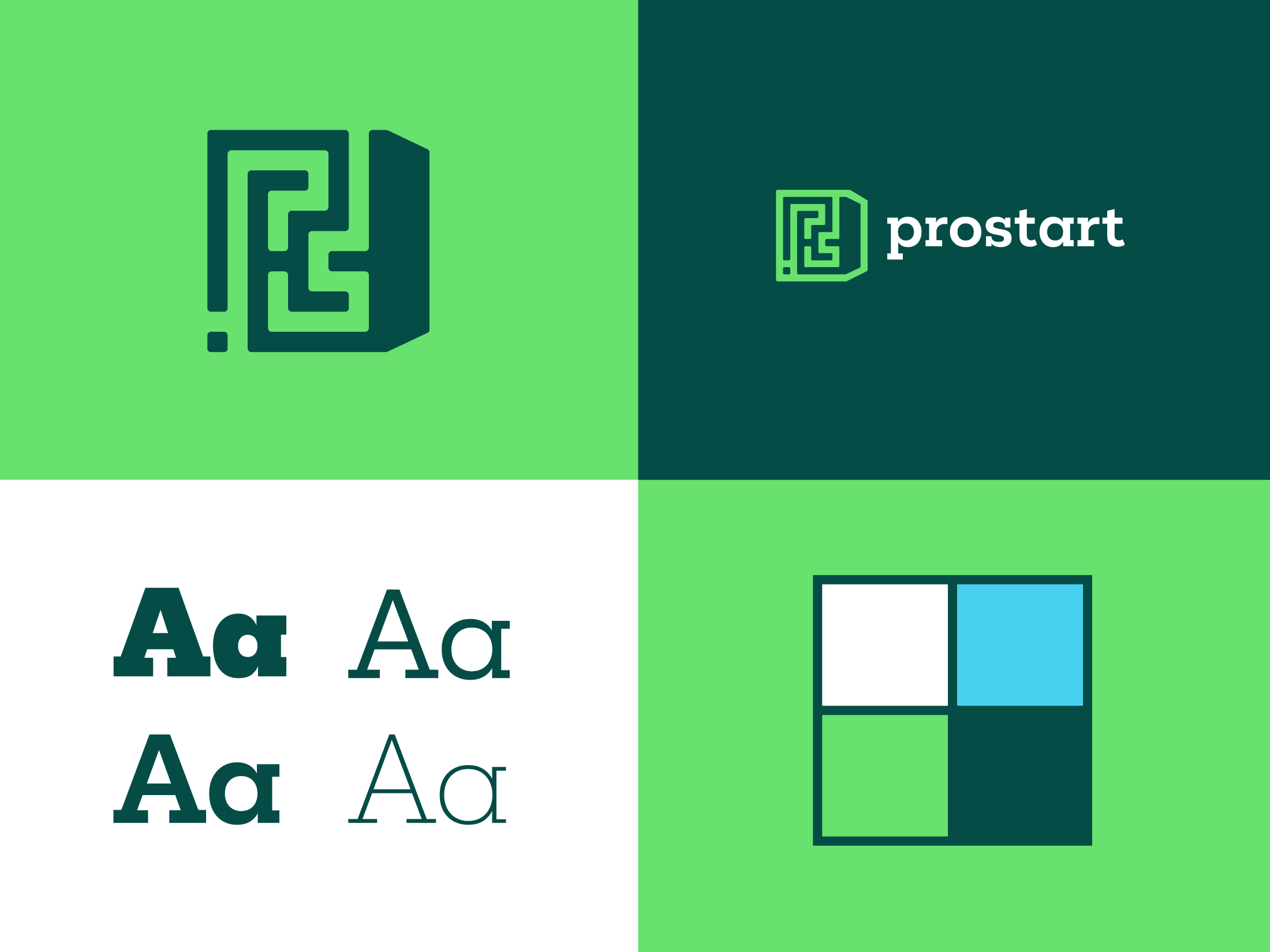 P + S Logo • Brand identity package