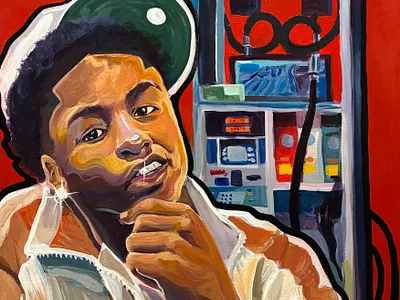 EJ Jones Gas Station Love ejjones gasstationlove paint painter painting southernsoul southernsoulsinger