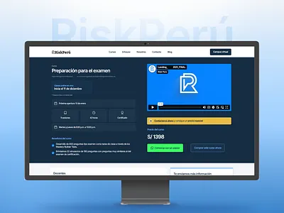 Plataforma E-learning - Sistema Web case study ui uxui website website design