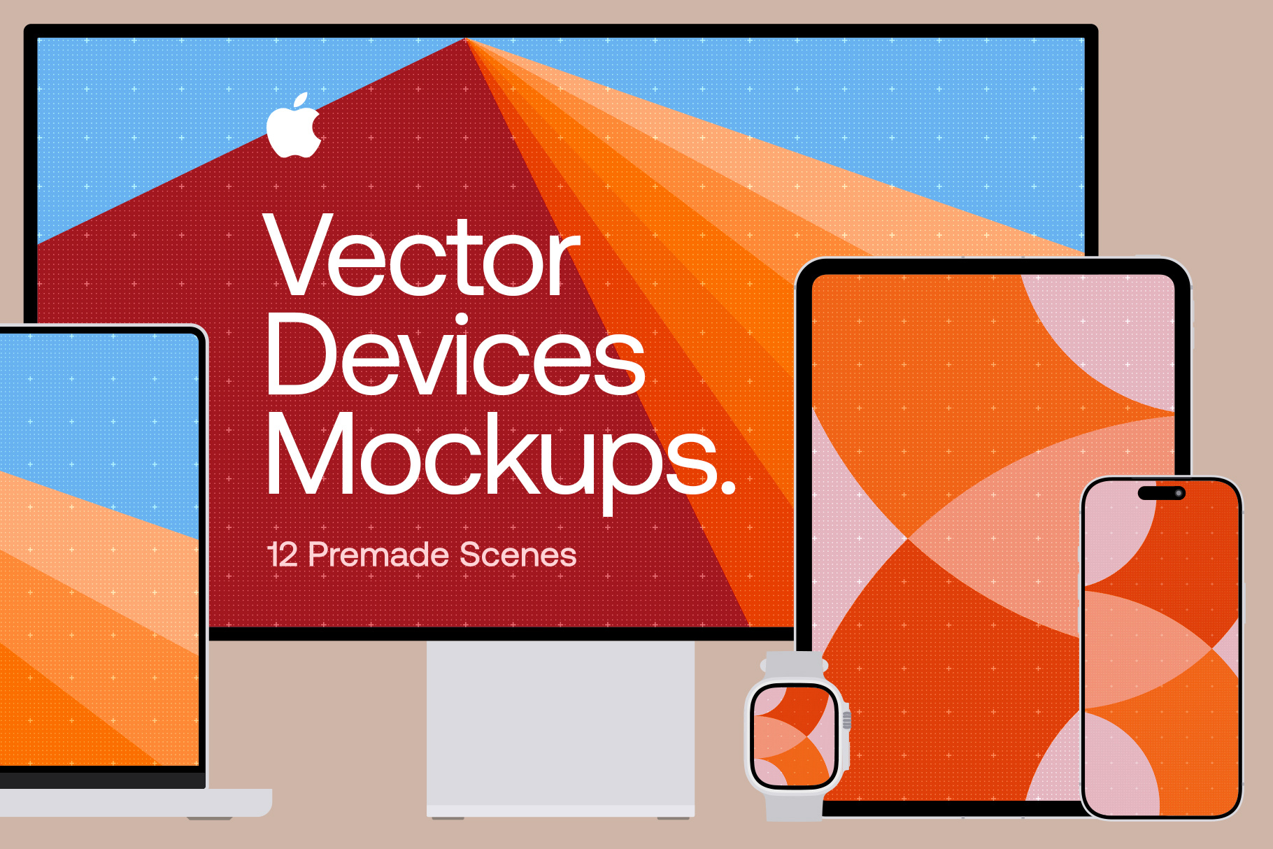 Apple Devices Vector Mockups apple apple devices device mockups device outline device vector figma fill iphone 17 iphone 17 pro laptop mobile mock up mockup phone pixel perfect psd ui uiux vector
