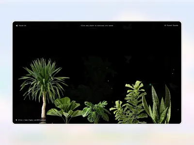 Immersive Zen Garden - Interactive Mindful Canvas with Sounds animation canvas animation figma design figma make immersive experience interactive canvas interactive design make motion effects motion graphics ui ux ui designer web app