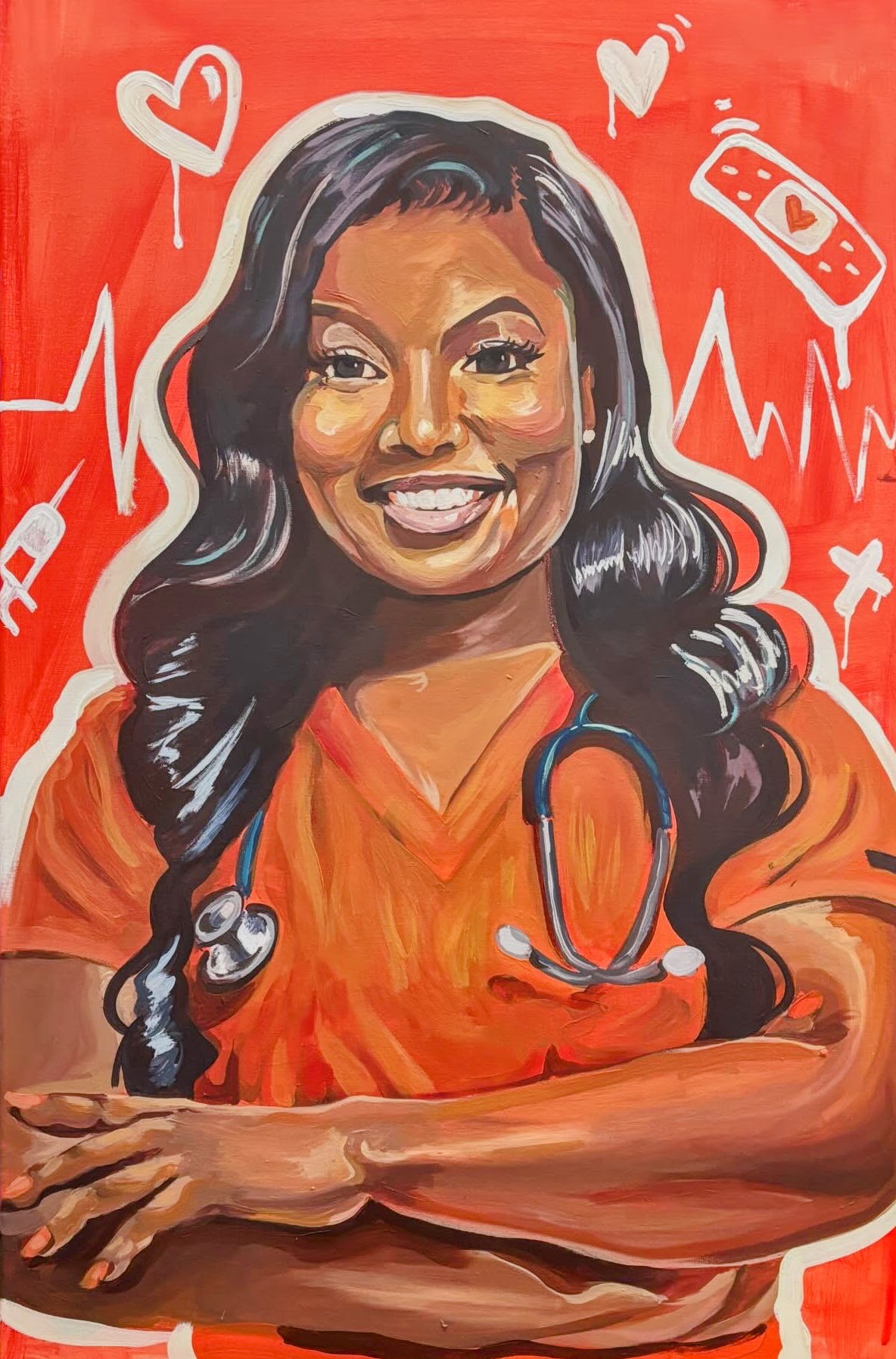 Example of Canvas Portrait 24x36