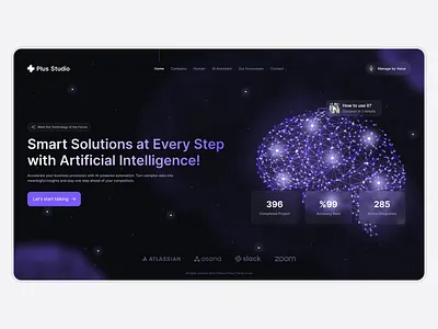 AI Landing Page Vol.2 landing page ui ui design ux ux design web design website