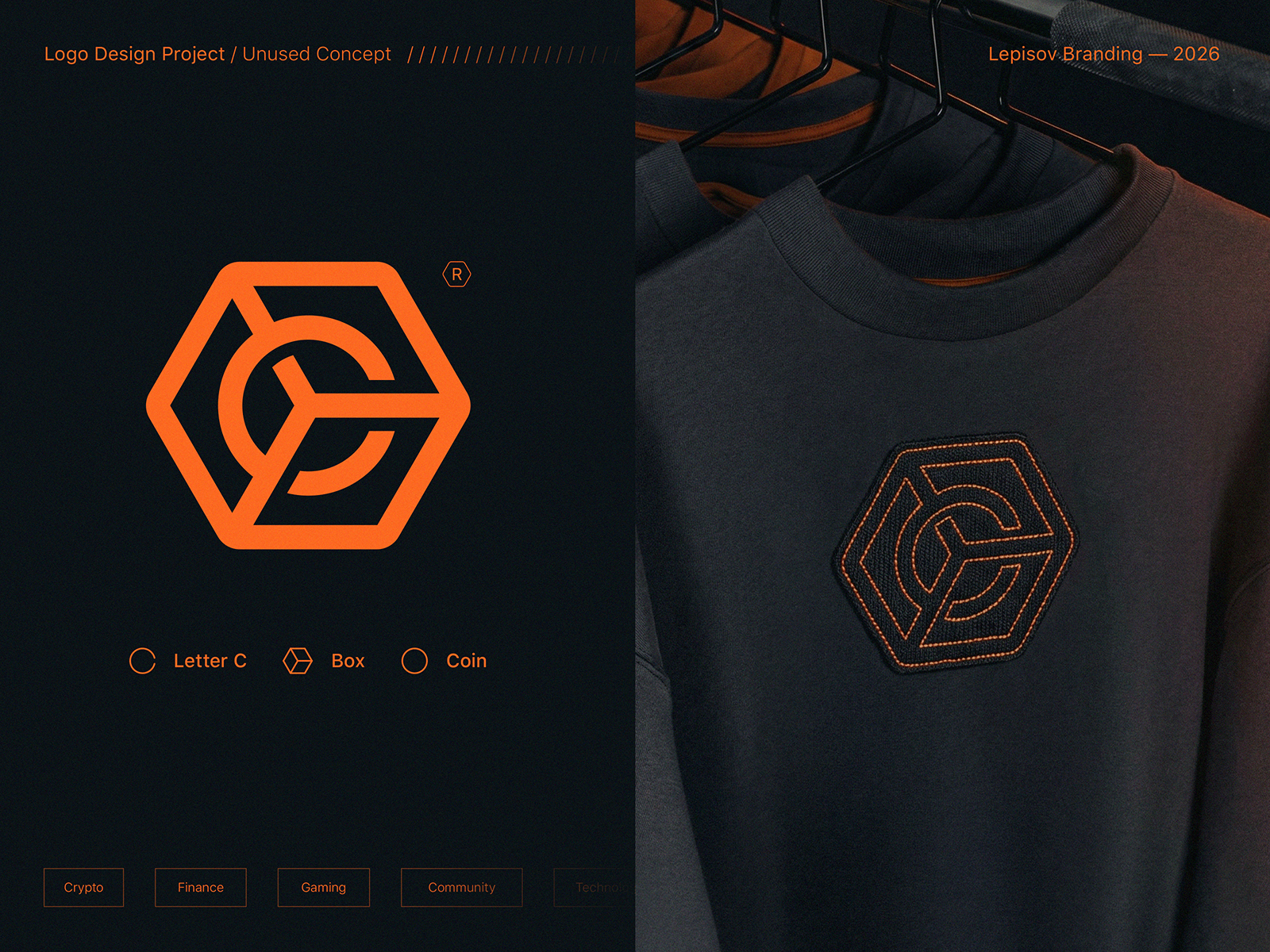 C + Box Logo Concept ai blockchain branding coin crypto cube exchange finance gaming gradient icon identity lepisov letter c logo tech token