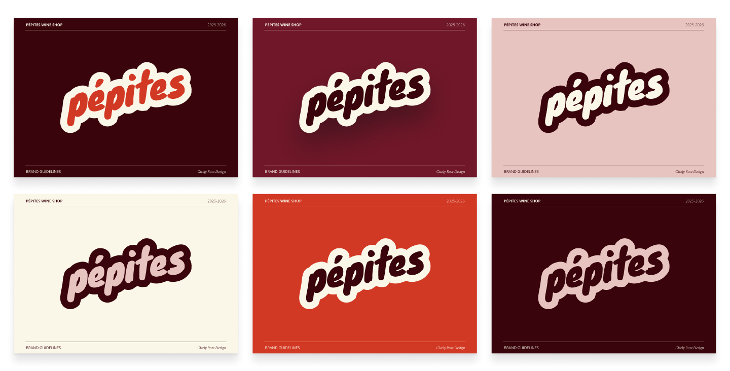 Pépites Wine Shop Berlin - Visual Brand & Social Media berlin brand design branding burgundy custom icons event post grapes grapevine graphic design instagram template logo logo design orange social media design stickers typography wine wine shop wineshop