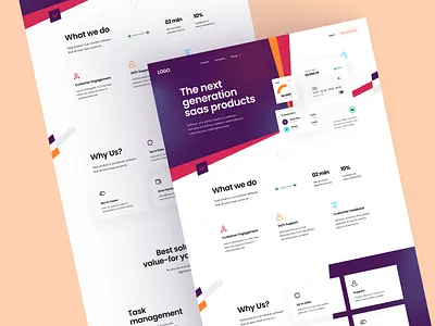 Software as a service (SaaS) business software clean ui cloud software dashboard ui figma design modern website product website responsive web saas landing page saas website software as a service startup website tech startup ui ux design web app design