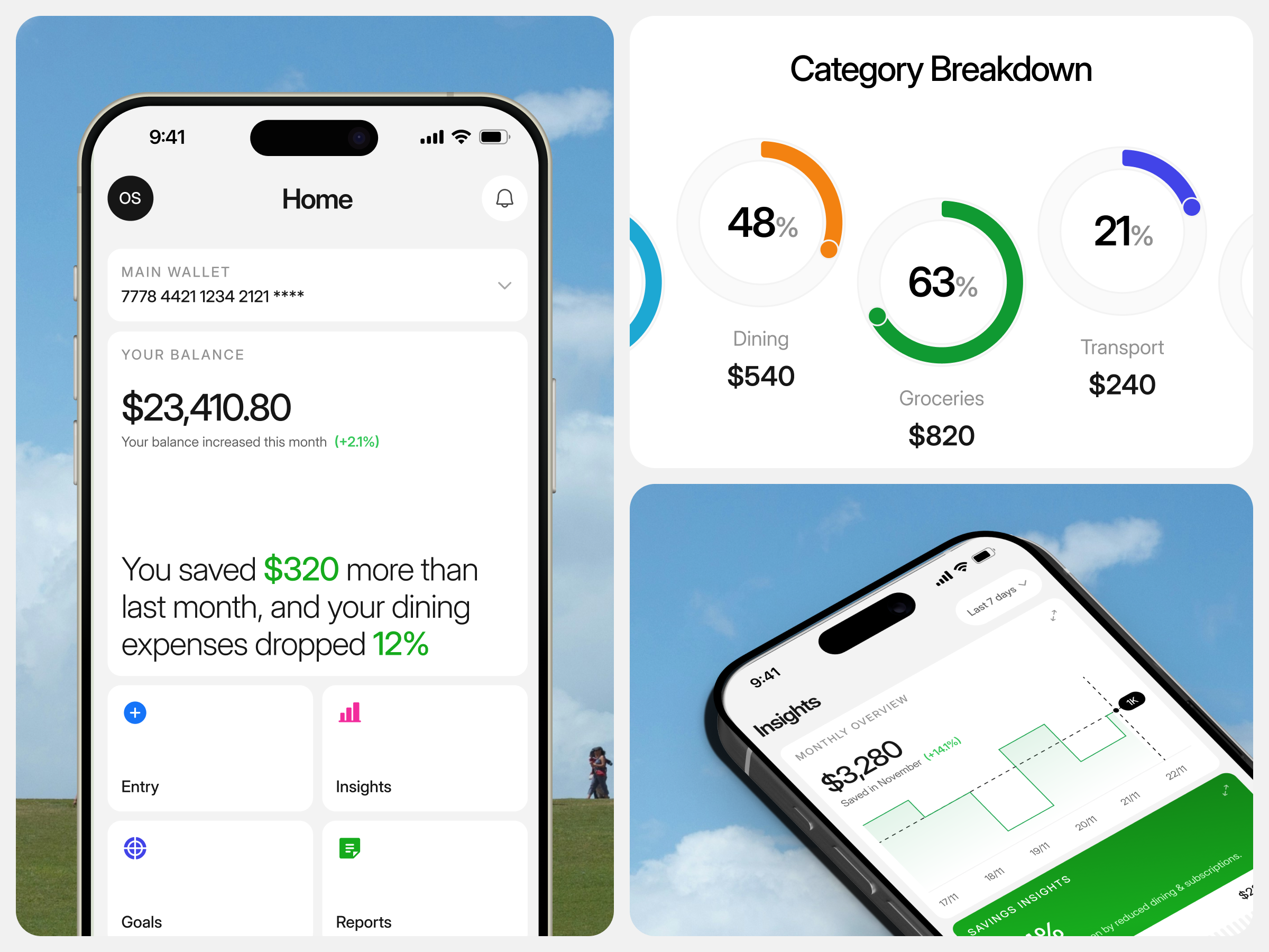 Example of AVERO - Fintech APP